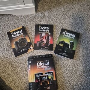 Scott Kelby Digital Photography Book Set - Black/Multicolor Covers